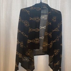 Black & white Aztec cardigan